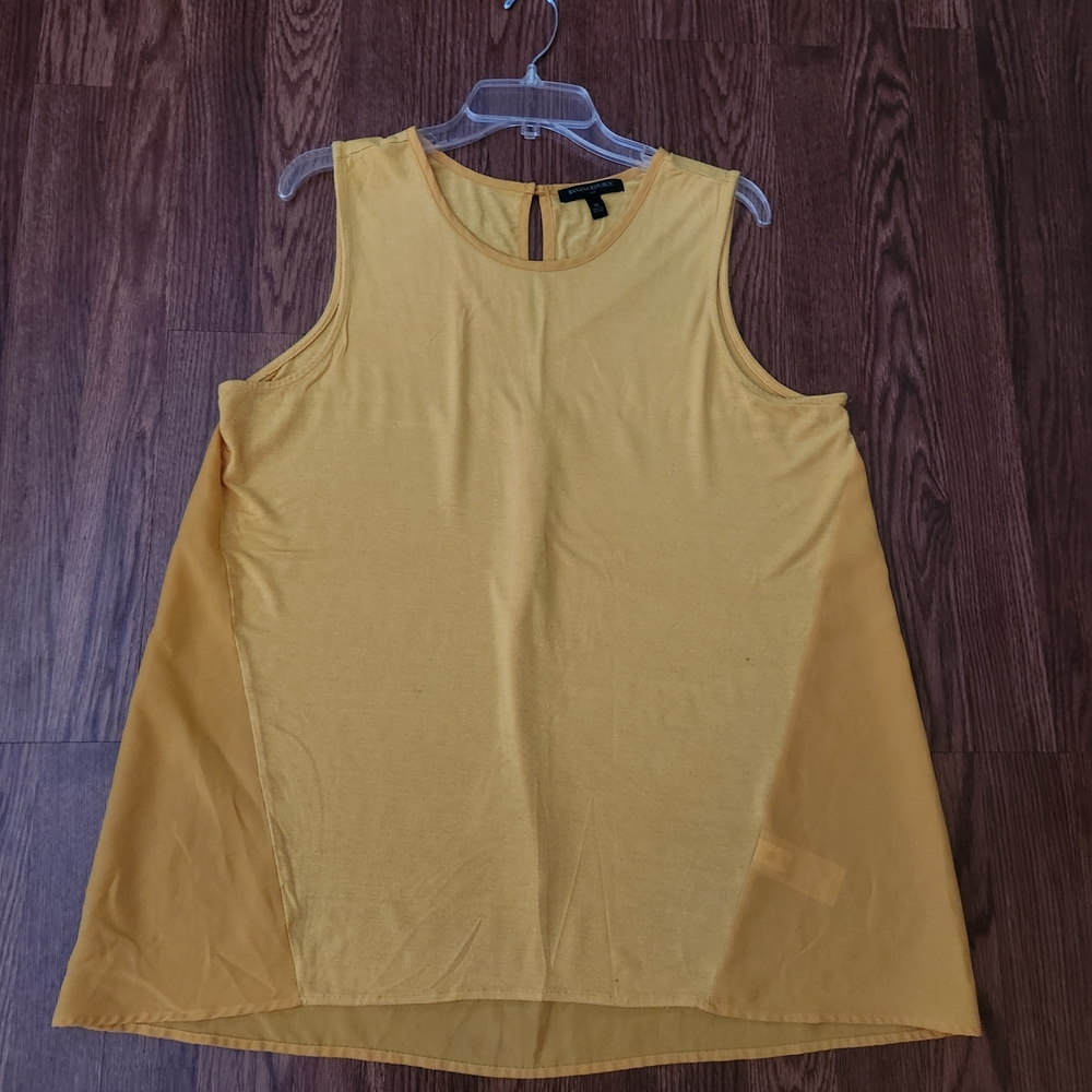 Banana Republic Mustard Yellow Tank Top